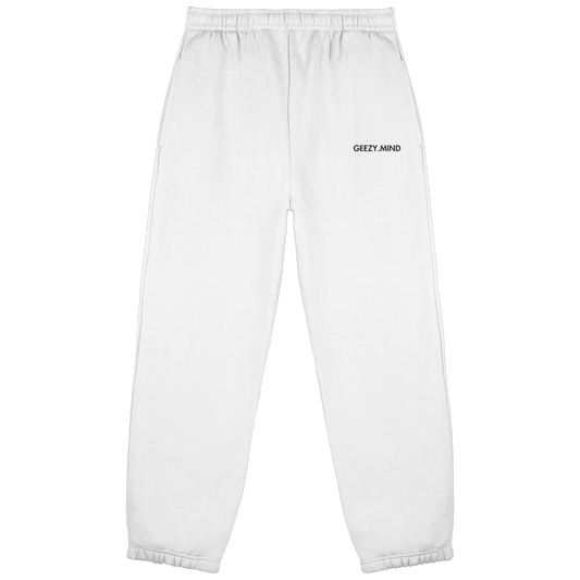 Fluffy Jogger White+