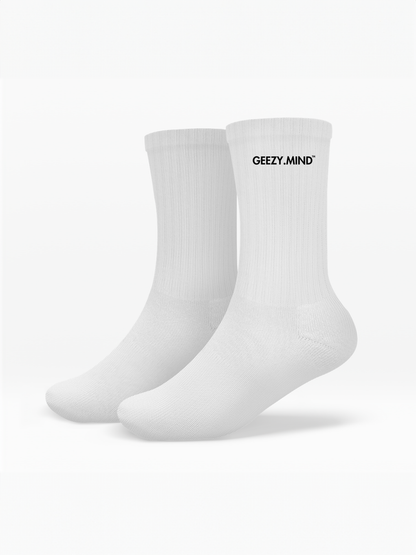 G.M Socks White